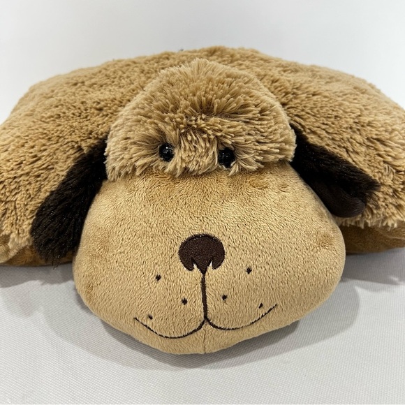Pillow Pets Snuggly Puppy 18" Stuffed Animal Plush Lovey Brown Soft - Picture 3 of 9